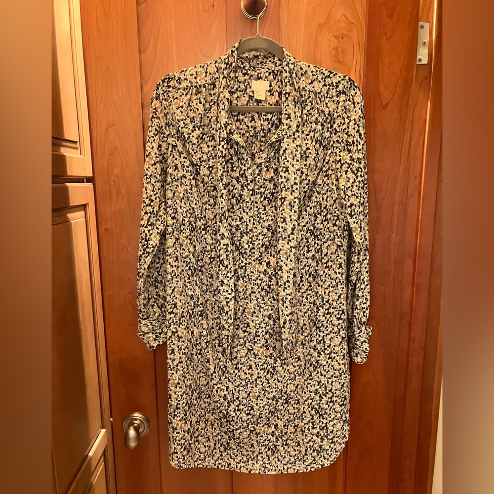 Blue shirt dress, size: 6